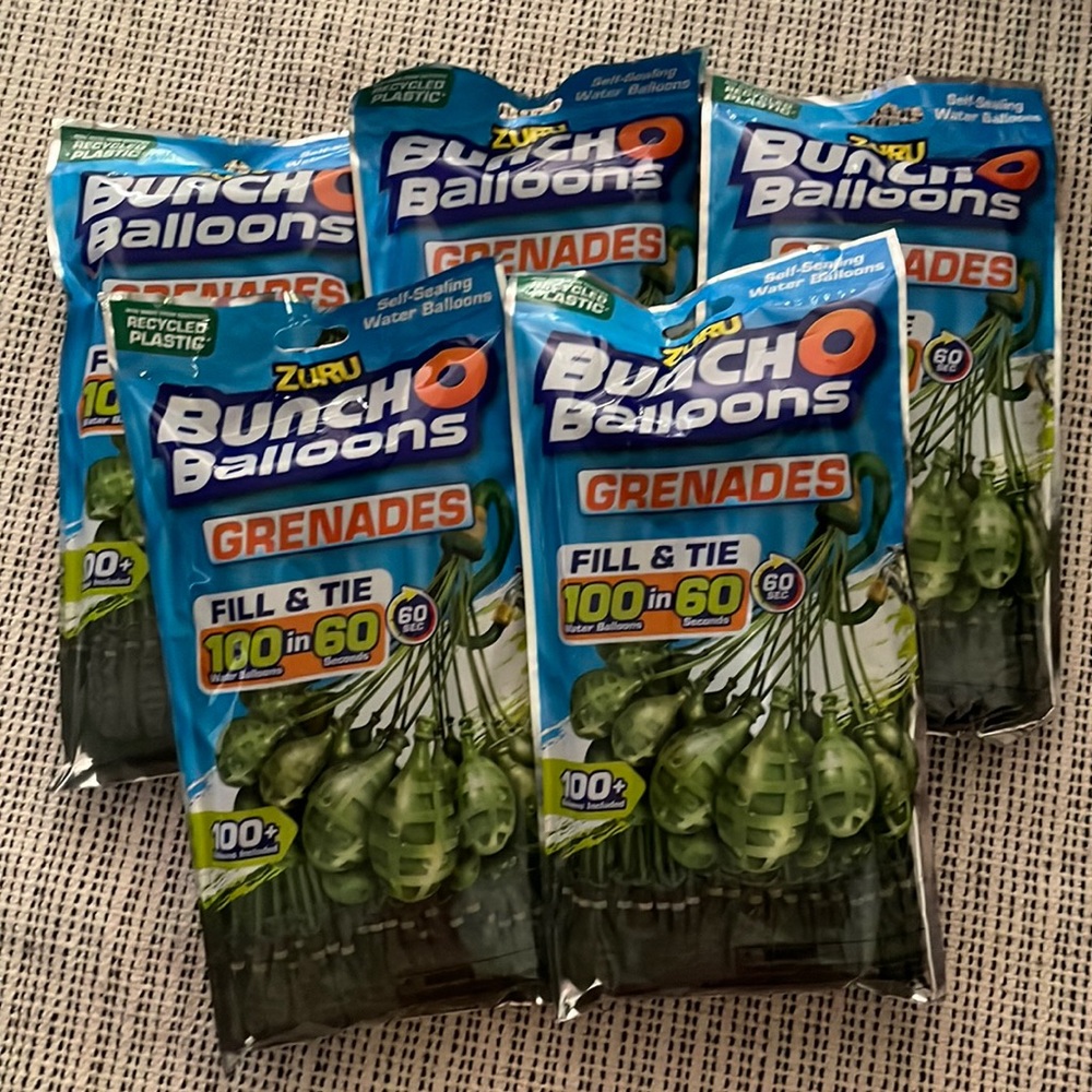 Bunch of Balloons Grenades Bundle of 5 packages